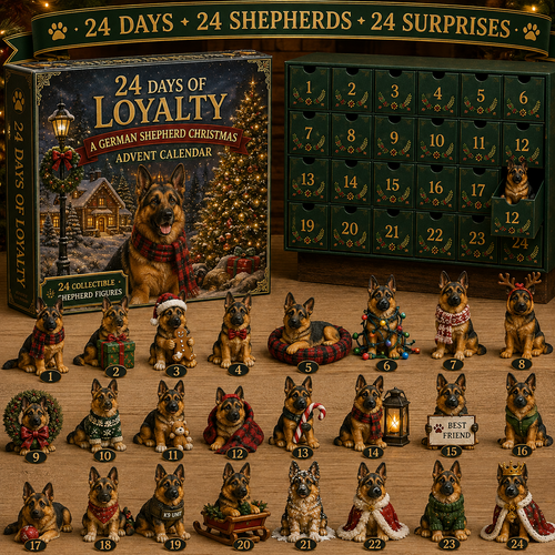 24 Days of Loyalty – German Shepherd Christmas Advent Calendar