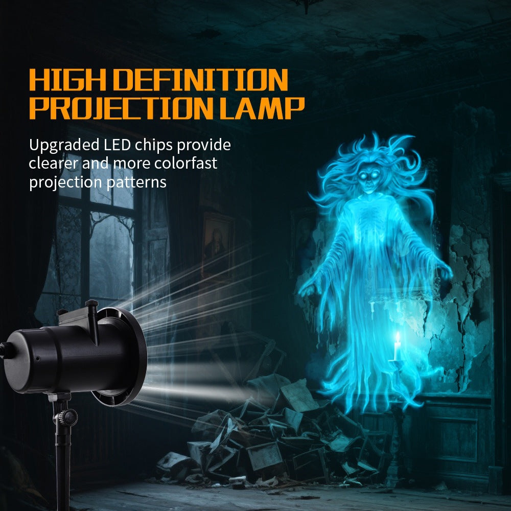 Halloween Skull Dynamic Light 10 Unique HD Projection Patterns