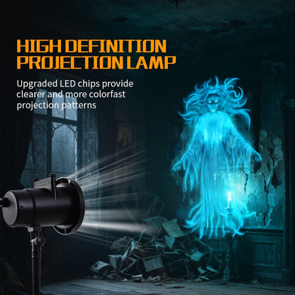Halloween Skull Dynamic Light 10 Unique HD Projection Patterns