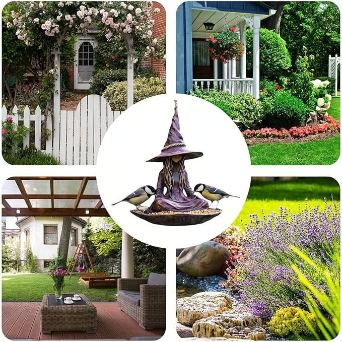 🏆Last Day Promo: 49% OFF 🎖️Meditating Witch Garden Bird Feeder