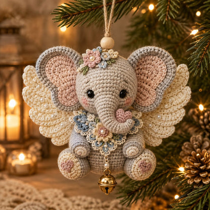 🪽 Animal Angel Crochet Ornament DIY Kit