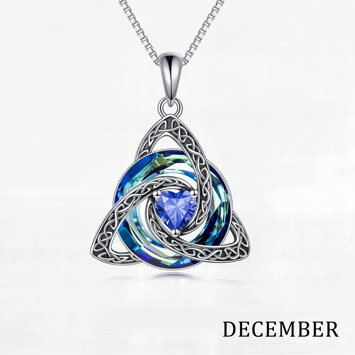 ♾️💖Birthstone Celtic Knot Necklace with cards