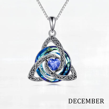 ♾️💖Birthstone Celtic Knot Necklace with cards