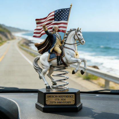 250th Anniversary Bobblehead Car Dashboard Decor