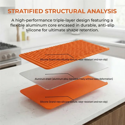 Flexible Silicone Aluminum Phone Stand, Bendable Rollable Foldable Design