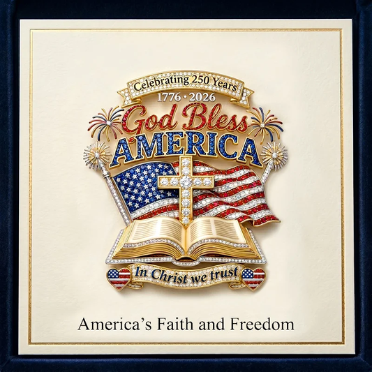 US 250th Anniversary Brooch Pin