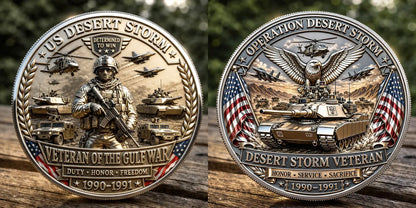 🏜️Operation Desert Storm Veteran Commemorative Metal Medal