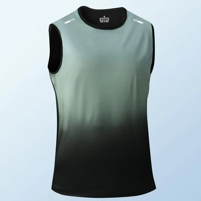 Men's gradient tank top – quick-drying, 3D fit, and breathable
