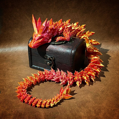 🔥Last Day Promotion-70% OFF 💥🐉3D-Printed Articulated Crystal Dragon