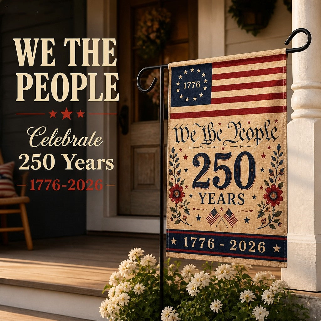 250 Years Garden Flag丨We The People