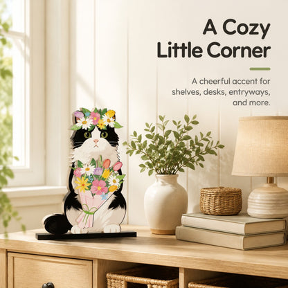 🔥 LAST DAY 49% OFF 🐾 Interchangeable Seasonal Animal Wooden Decor Set