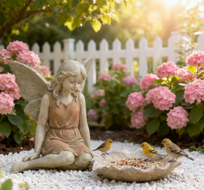 Flairgifts™Quiet Fairy Feeder - A Gentle Neighbor for the Birds in Your Garden