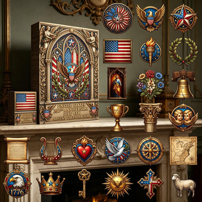 United States 250th Anniversary July 4th Advent Calendar 2026