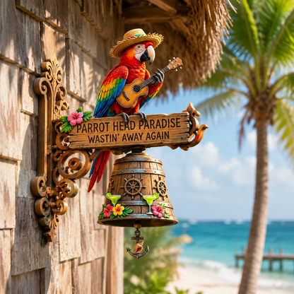 🦜Last Day 50% Off - Parrot Head Paradise Wall-Mounted Doorbell