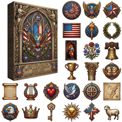 United States 250th Anniversary July 4th Advent Calendar 2026