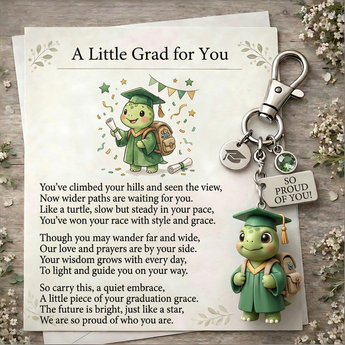 Grad Turtle Stuffy