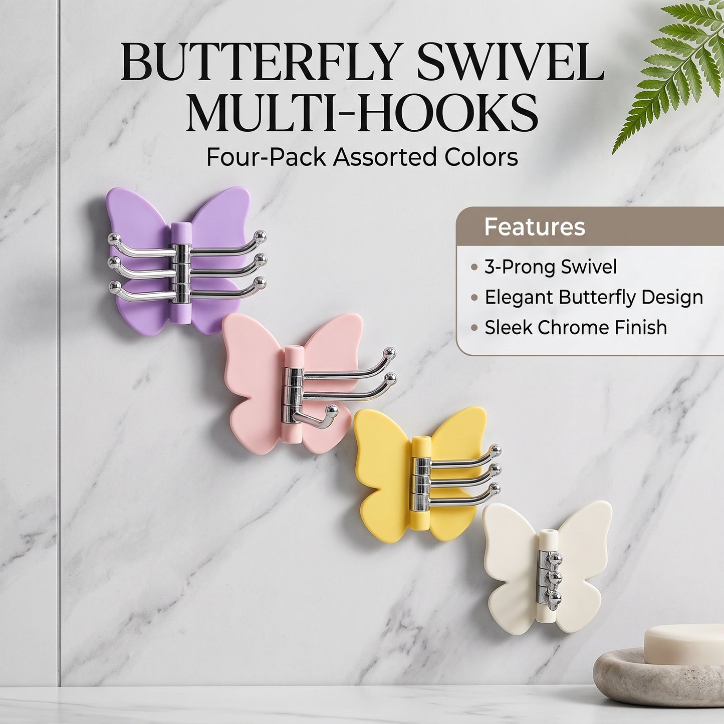 🦋 Meet Your Home’s New Best Friend: The Foldable Butterfly 3-in-1 Hook! ✨