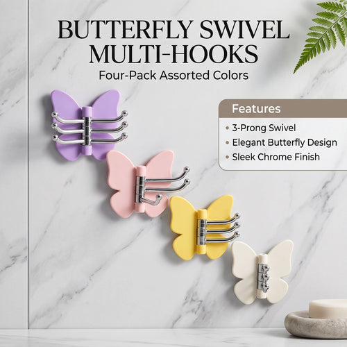 🦋 Meet Your Home’s New Best Friend: The Foldable Butterfly 3-in-1 Hook! ✨