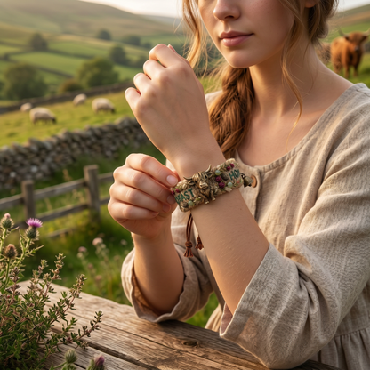 🌈🐂2026 limited edition handmade highland cow woven bracelet|🌹[Highland Bull Guardian Bracelet]