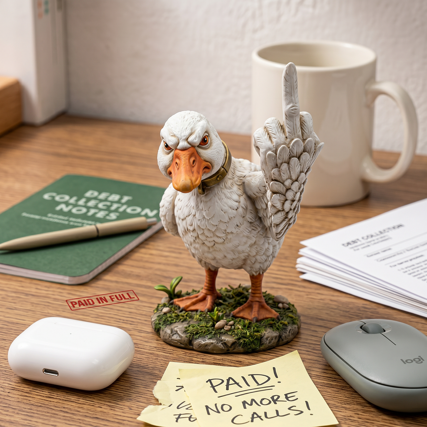 🦆  2026 limited edition popular Angry duck middle finger ornament💥