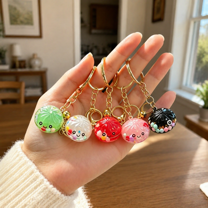 🔥 LAST DAY 49% OFF 🔥Glow In The Dark Kawaii Bao Bun Keychain