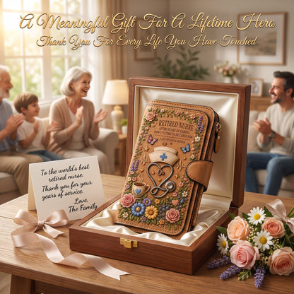 Retired Profession Wallet – In Honor of a Lifetime of Dedication and Care