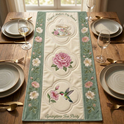 💖Mother's Day Special Offer - Elegant Floral Premium Table Runner - Everyday Dining & Decor