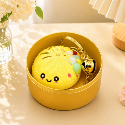 🔥 LAST DAY 49% OFF 🔥Glow In The Dark Kawaii Bao Bun Keychain