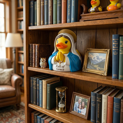 Jesus & Virgin Mary Duck Figurines – The Faithful Duck Collection | A Heartwarming Reminder of Faith, Grace & Heavenly Love