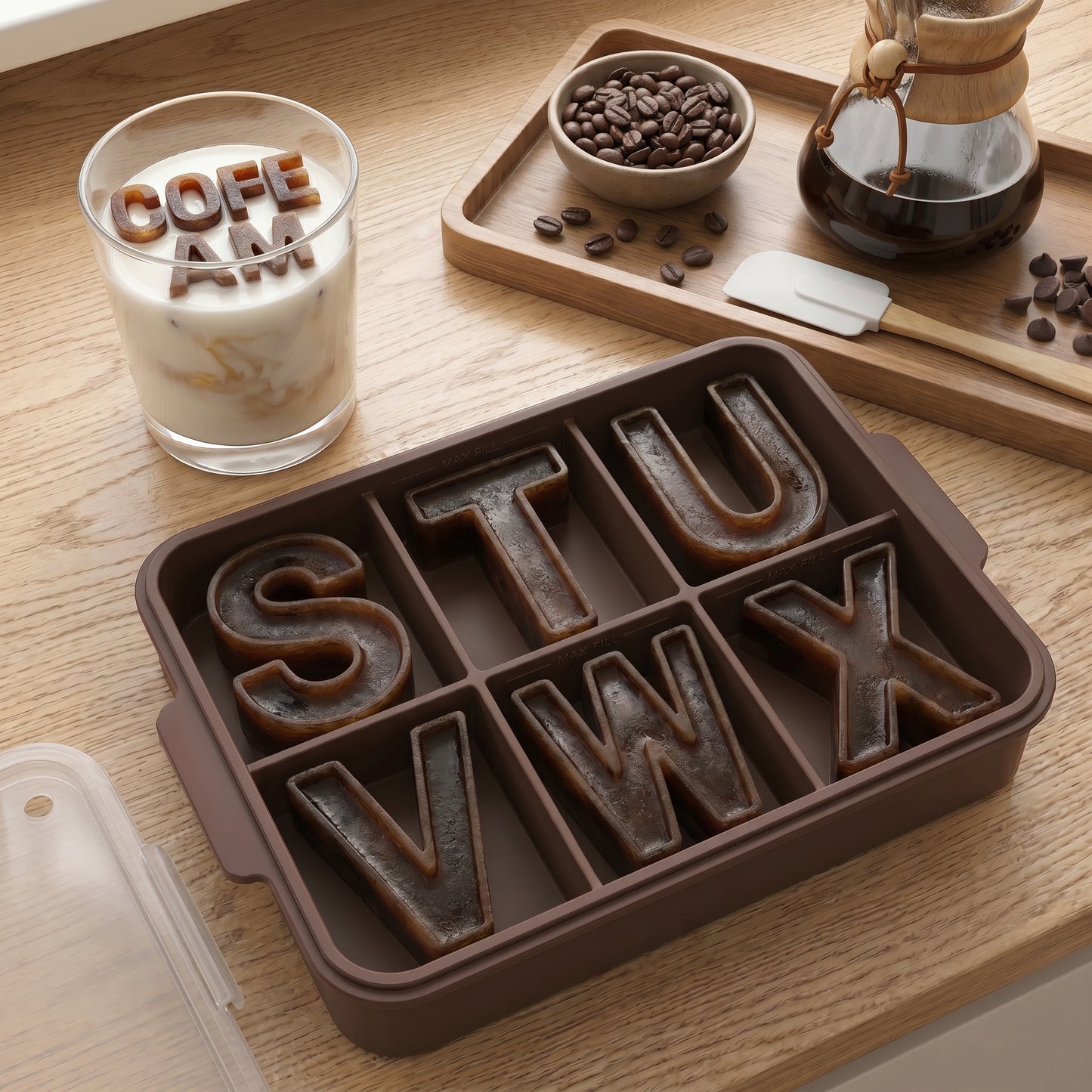 🔥Spell It Out! Premium Silicone Alphabet & Number Ice Mold Set(The Third Is Free Now!)🧊🔤