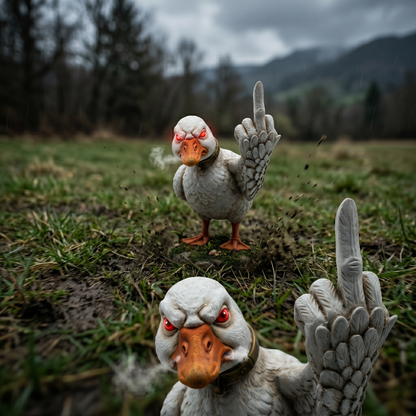 🦆  2026 limited edition popular Angry duck middle finger ornament💥