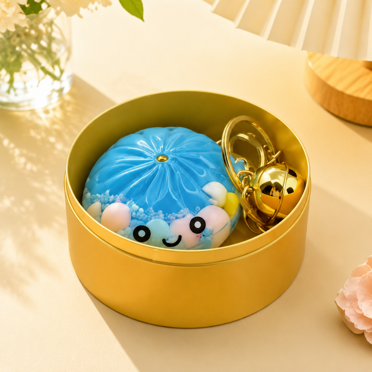 🔥 LAST DAY 49% OFF 🔥Glow In The Dark Kawaii Bao Bun Keychain