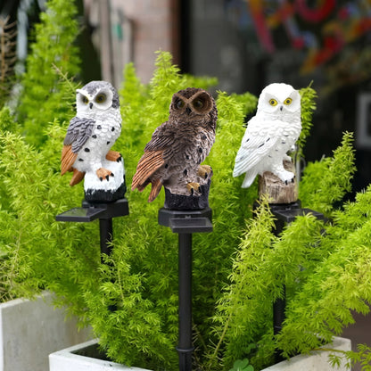 🔥Hot Sale🔥Waterproof Solar Owl Light – LED Pathway Light for Lawn, Garden & Outdoor Decor