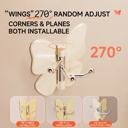 🦋 Meet Your Home’s New Best Friend: The Foldable Butterfly 3-in-1 Hook! ✨