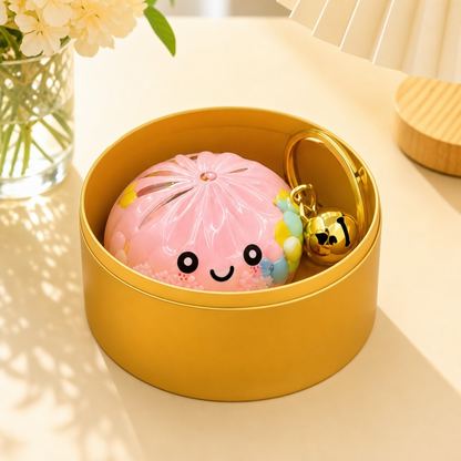 🔥 LAST DAY 49% OFF 🔥Glow In The Dark Kawaii Bao Bun Keychain
