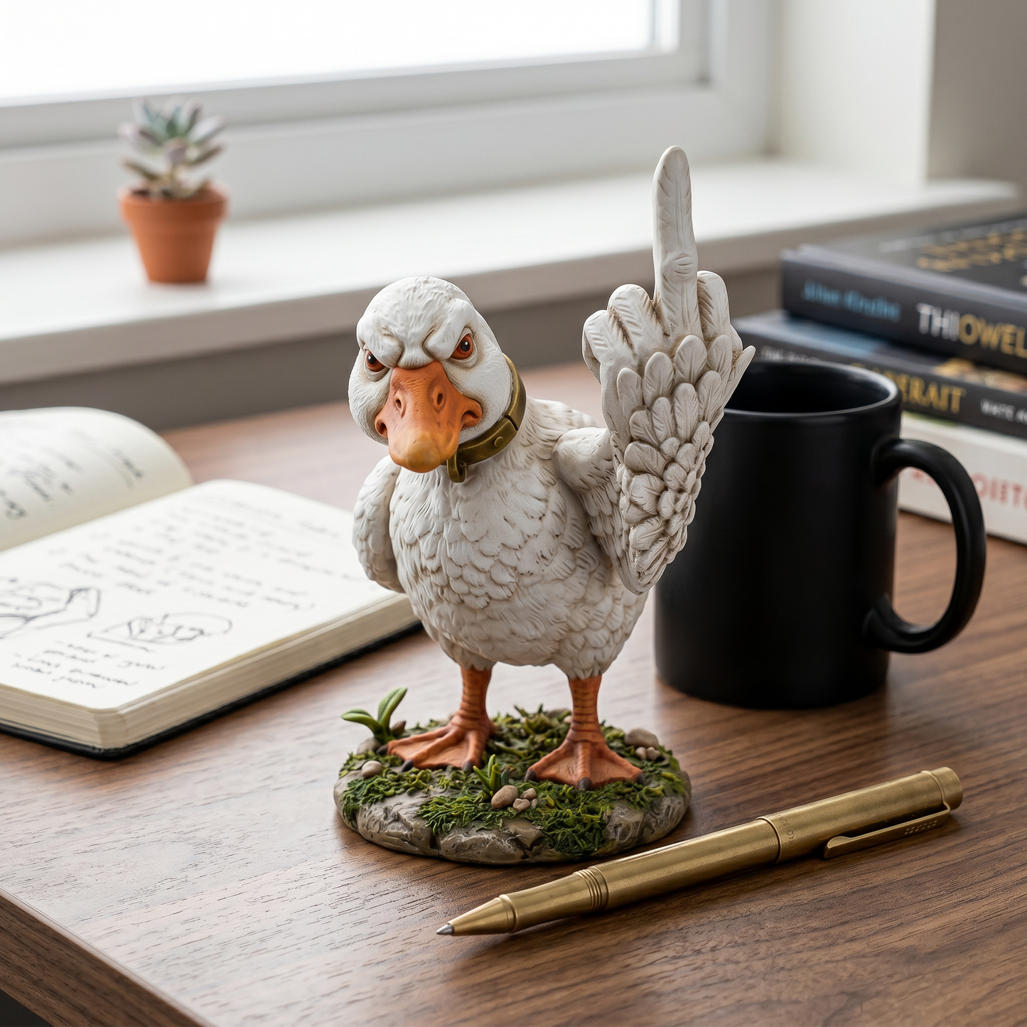 🦆  2026 limited edition popular Angry duck middle finger ornament💥