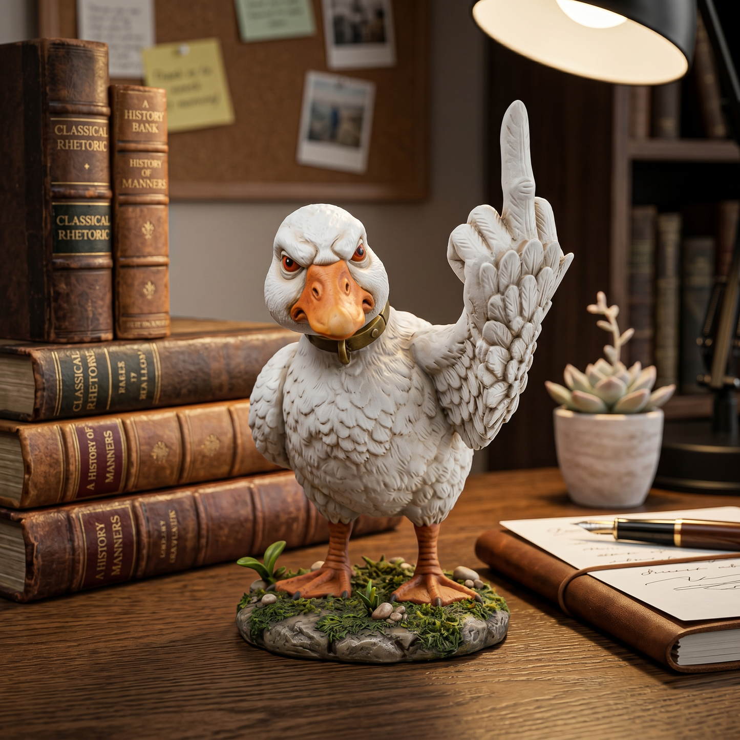 🦆  2026 limited edition popular Angry duck middle finger ornament💥