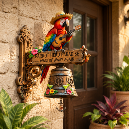 🦜Last Day 50% Off - Parrot Head Paradise Wall-Mounted Doorbell