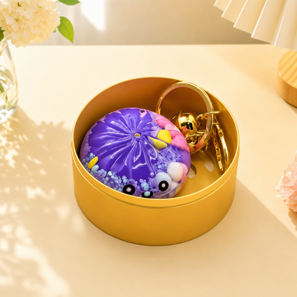 🔥 LAST DAY 49% OFF 🔥Glow In The Dark Kawaii Bao Bun Keychain