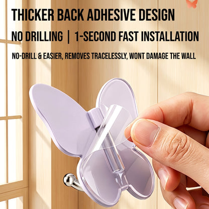 🦋 Meet Your Home’s New Best Friend: The Foldable Butterfly 3-in-1 Hook! ✨