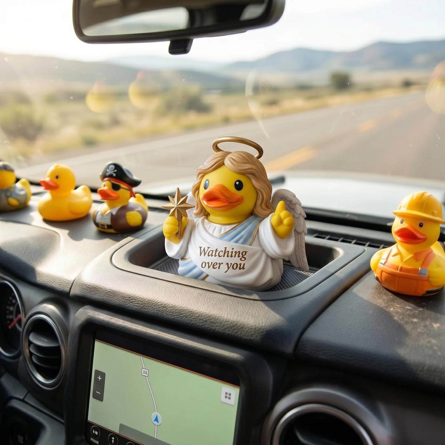 👼Angel and Devil 👿 Duck Resin Figurines🦆 - "The Devil Made Me Do It" & "Watching Over You"- Funny WFH Desk Accessories & Collectible Art