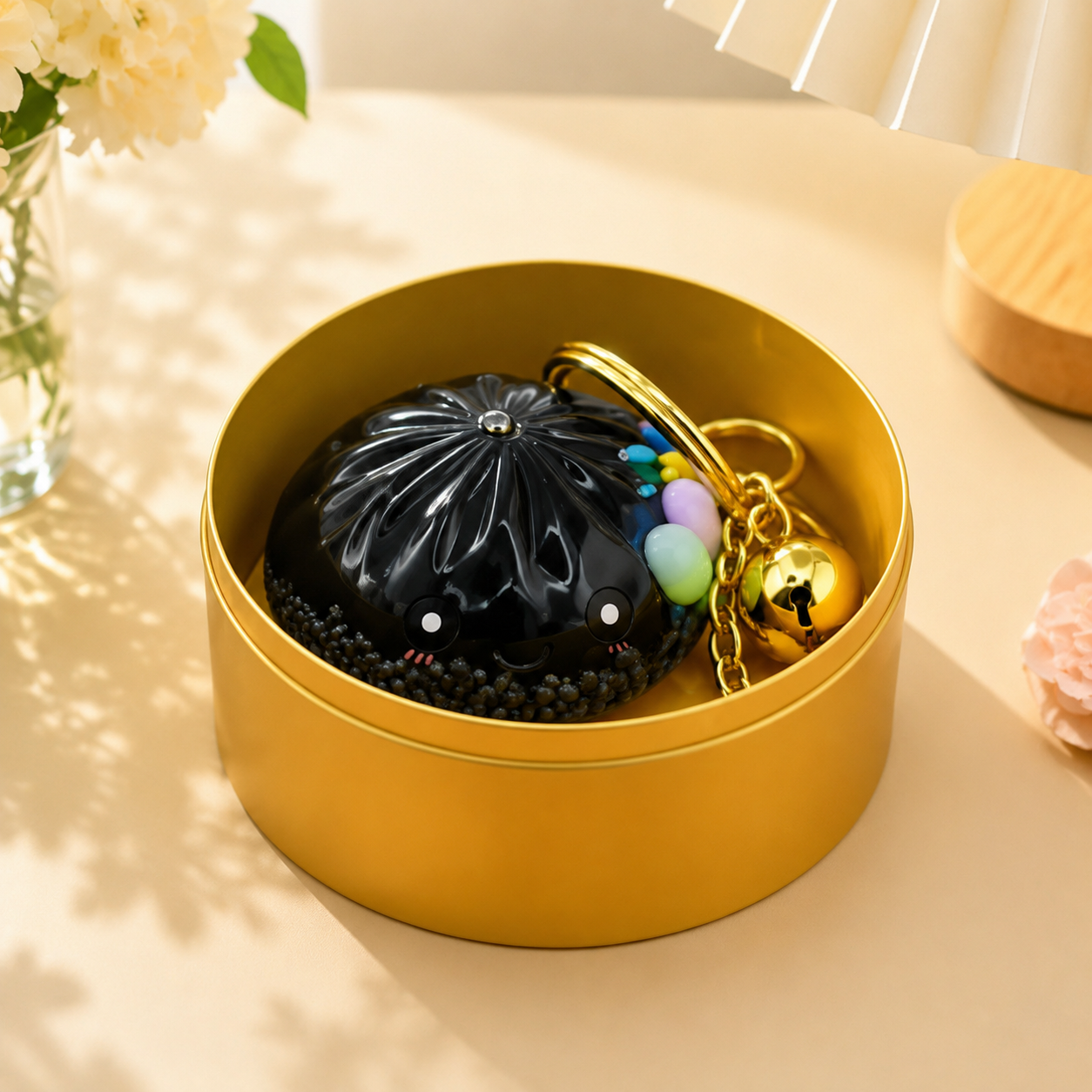 🔥 LAST DAY 49% OFF 🔥Glow In The Dark Kawaii Bao Bun Keychain