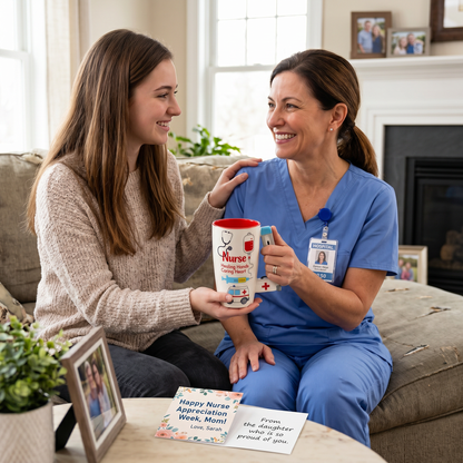 Unique Gift - Whimsical Occupational Mug – 20oz Premium Ceramic Hero Gift (Nurse, Teacher, Police, Firefighter, Hairstylist)