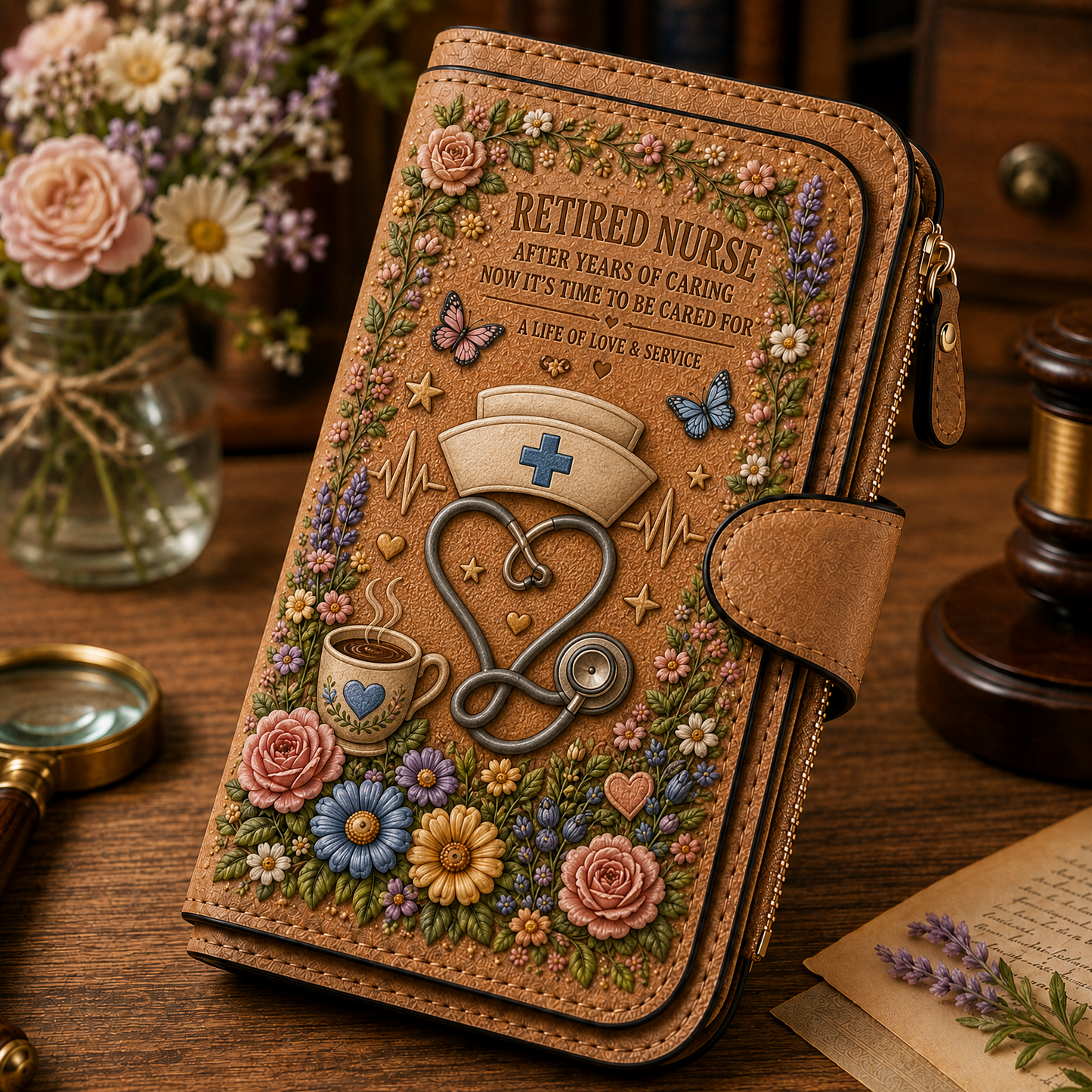 Retired Profession Wallet – In Honor of a Lifetime of Dedication and Care