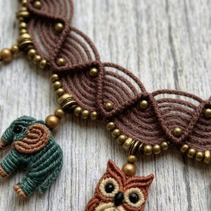 💥Hot Selling Item! 🍀 Lucky Guardian Animal Anklet | Hand-woven Blessings