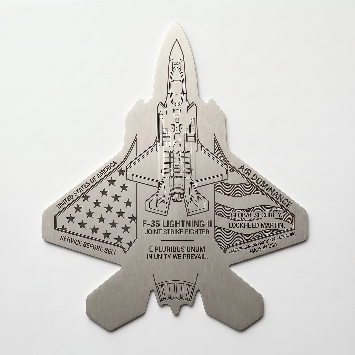 ✈️F-35 Lightning II Fighter Alien Commemorative Coin🔥,🌟 US Air Force Military Collection Commemorative Medal, 🌟Metal Relief Enamel Craft, Military Fans Gift🎁