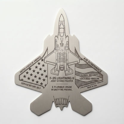 ✈️F-35 Lightning II Fighter Alien Commemorative Coin🔥,🌟 US Air Force Military Collection Commemorative Medal, 🌟Metal Relief Enamel Craft, Military Fans Gift🎁