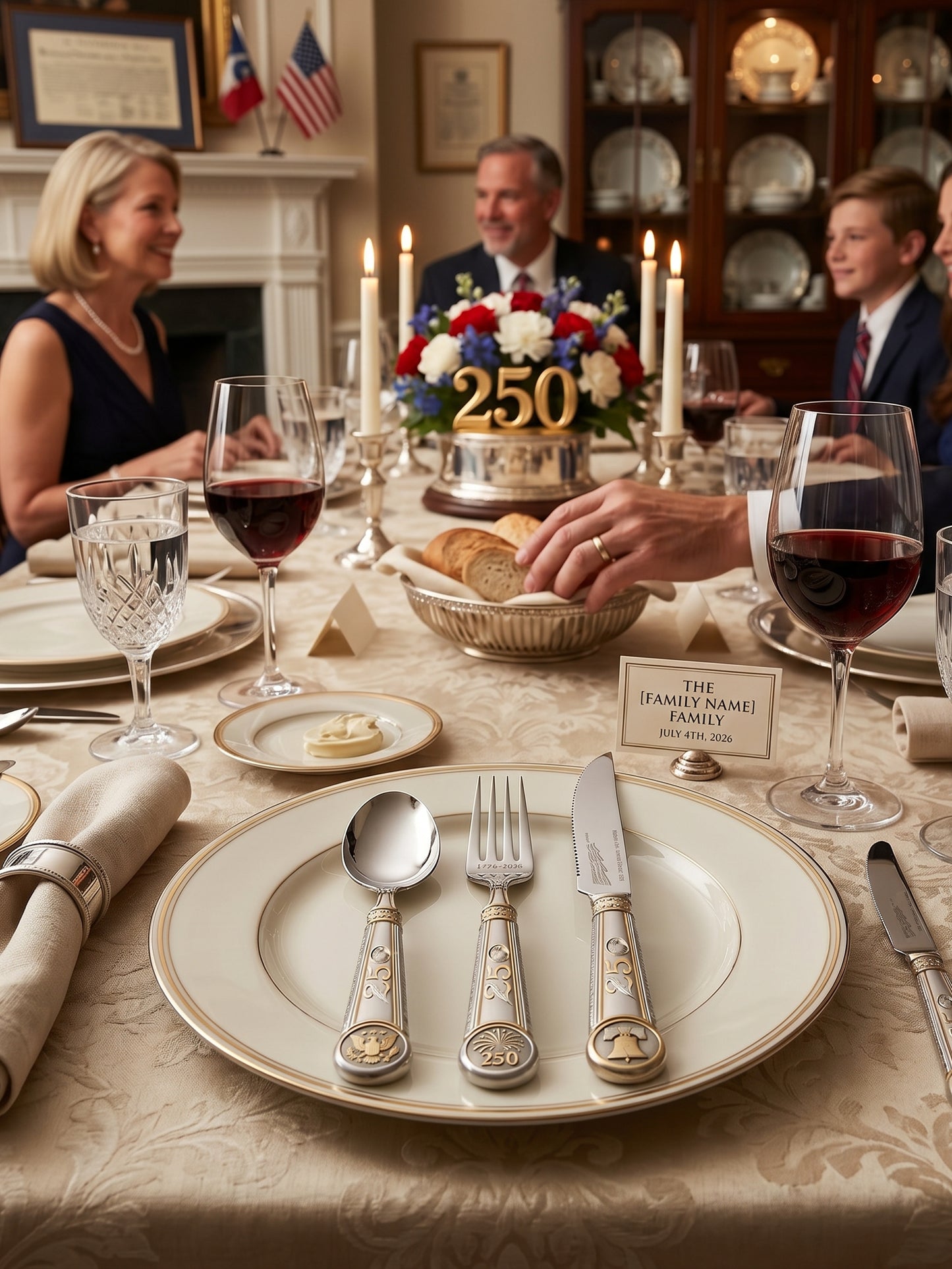1776-2026 | United States of America 250th Anniversary Commemorative Flatware Collection