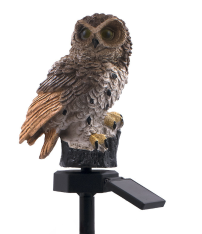 🔥Hot Sale🔥Waterproof Solar Owl Light – LED Pathway Light for Lawn, Garden & Outdoor Decor