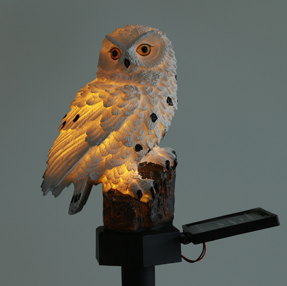 🔥Hot Sale🔥Waterproof Solar Owl Light – LED Pathway Light for Lawn, Garden & Outdoor Decor